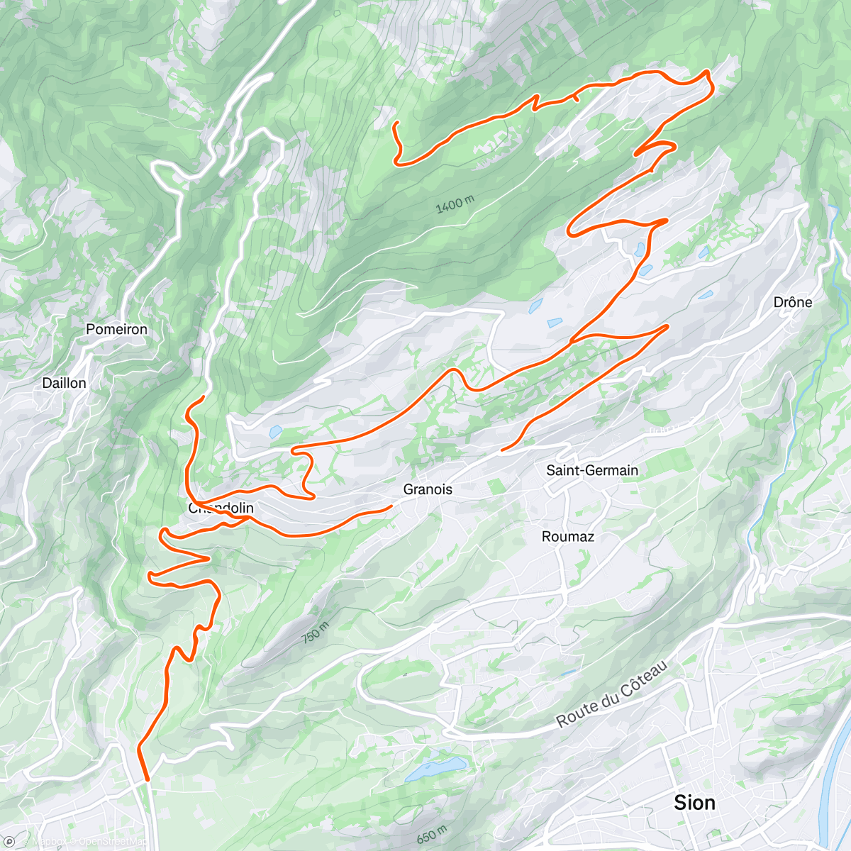 Map of the activity, Sortie plaisir avec Papa 💙