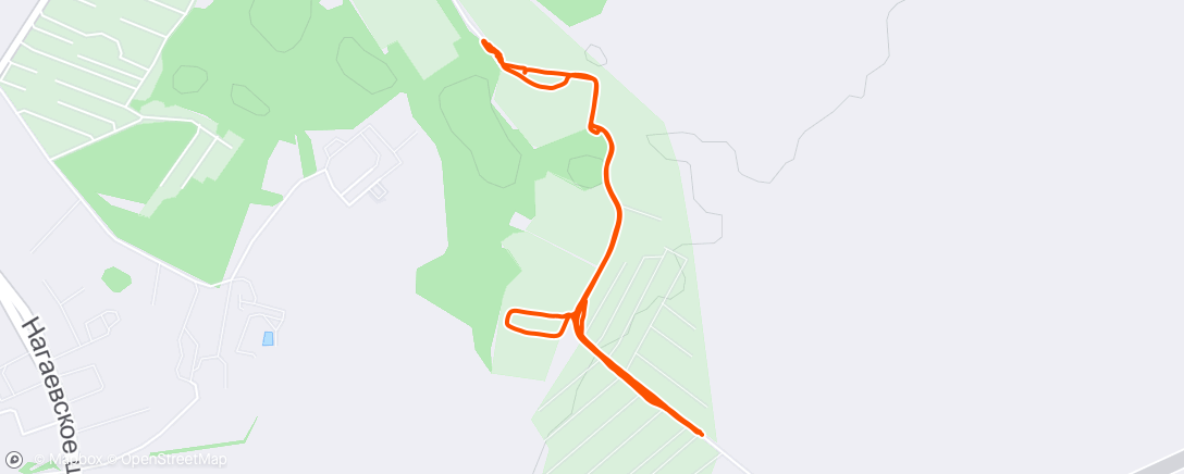 Map of the activity, Prep intervals 3×4'