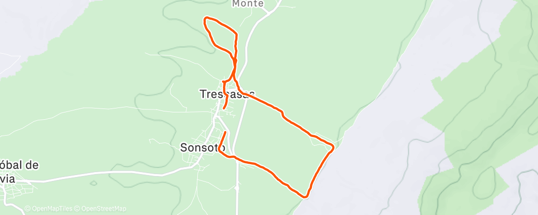 Карта физической активности (Carrera de tarde)