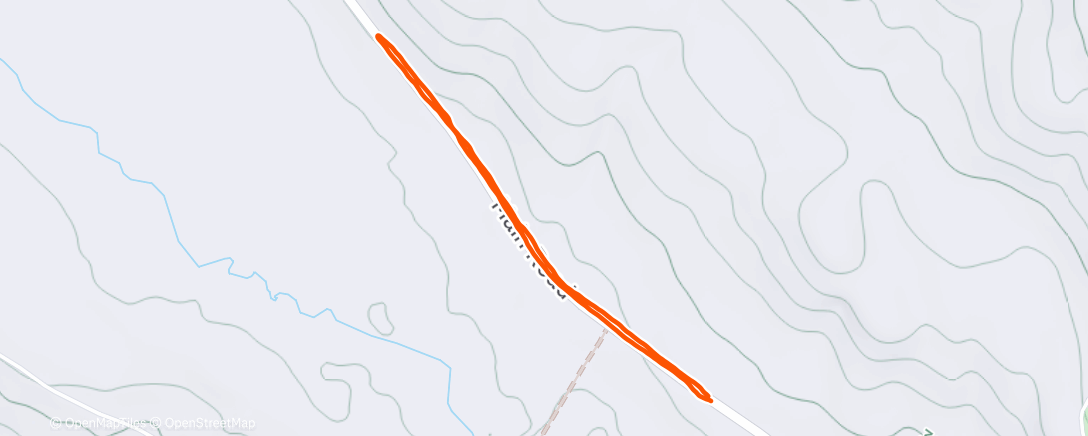 Карта физической активности (Afternoon Run)