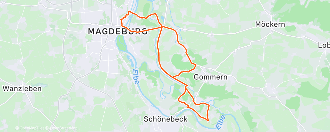 Map of the activity, Ganz nebelig 😶‍🌫️😮‍💨 und dunkel
