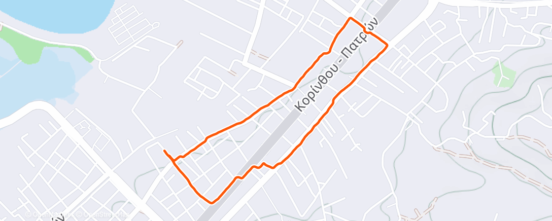 Карта физической активности (Afternoon Walk)