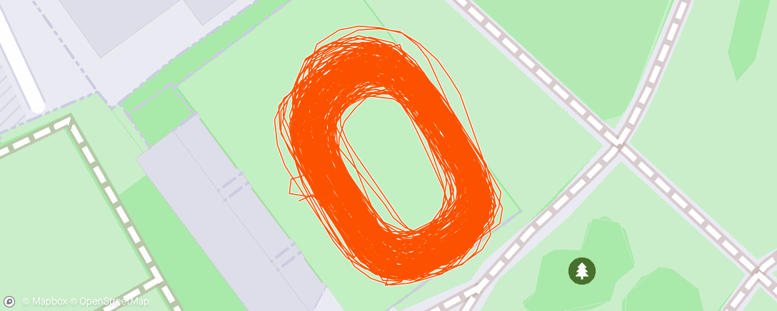 Map of the activity, Morning Ice Skate