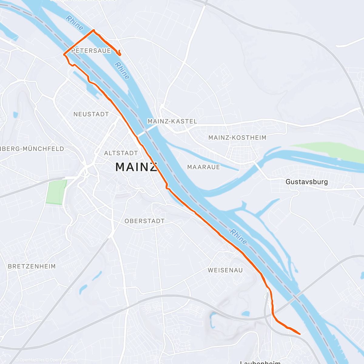 Map of the activity, Suns out guns out