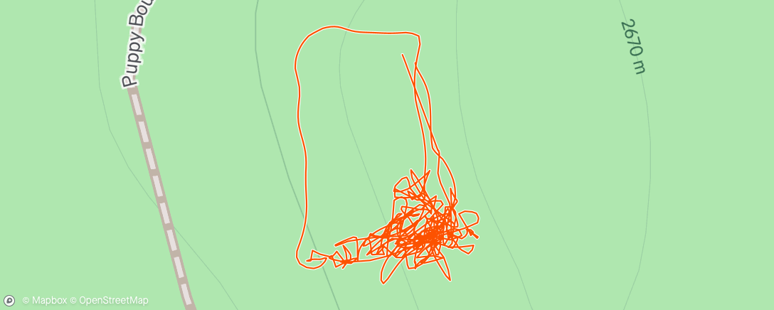 Map of the activity, YOSAR (T-SAR) Training Day 1