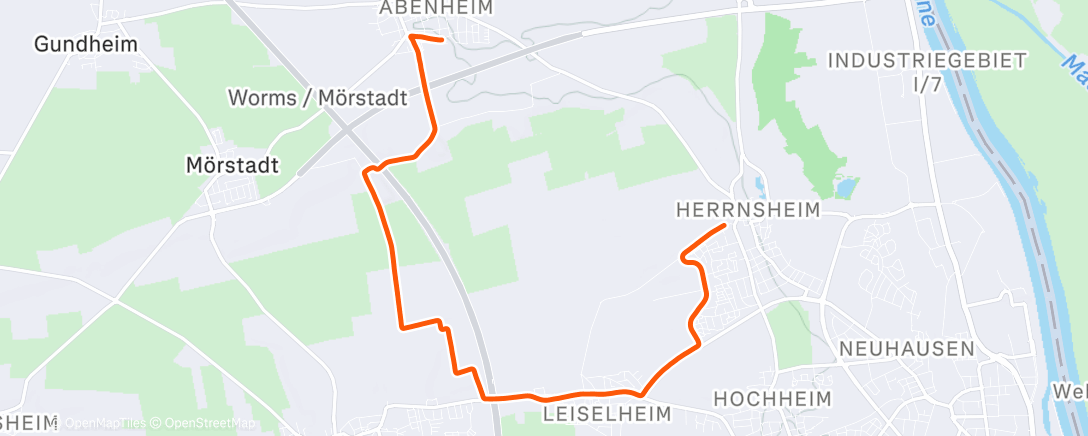 Map of the activity, Commute