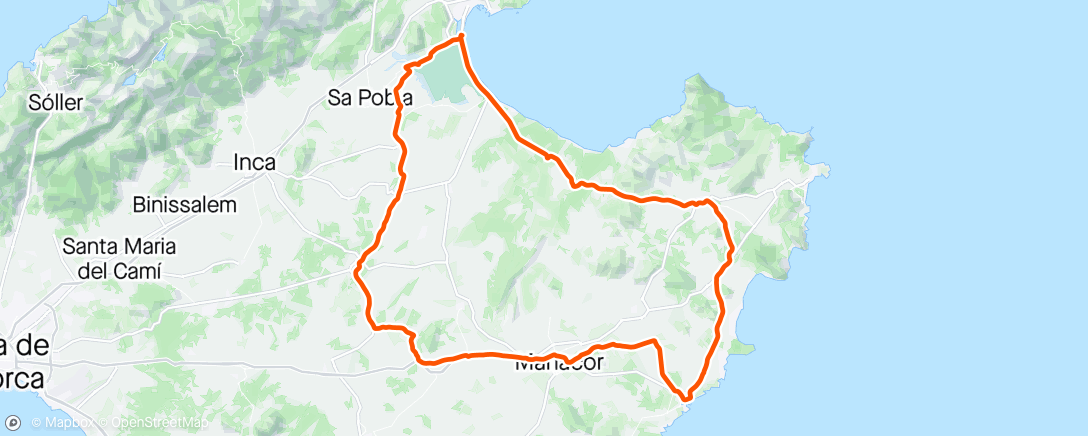 Mapa da atividade, Porto Cristo