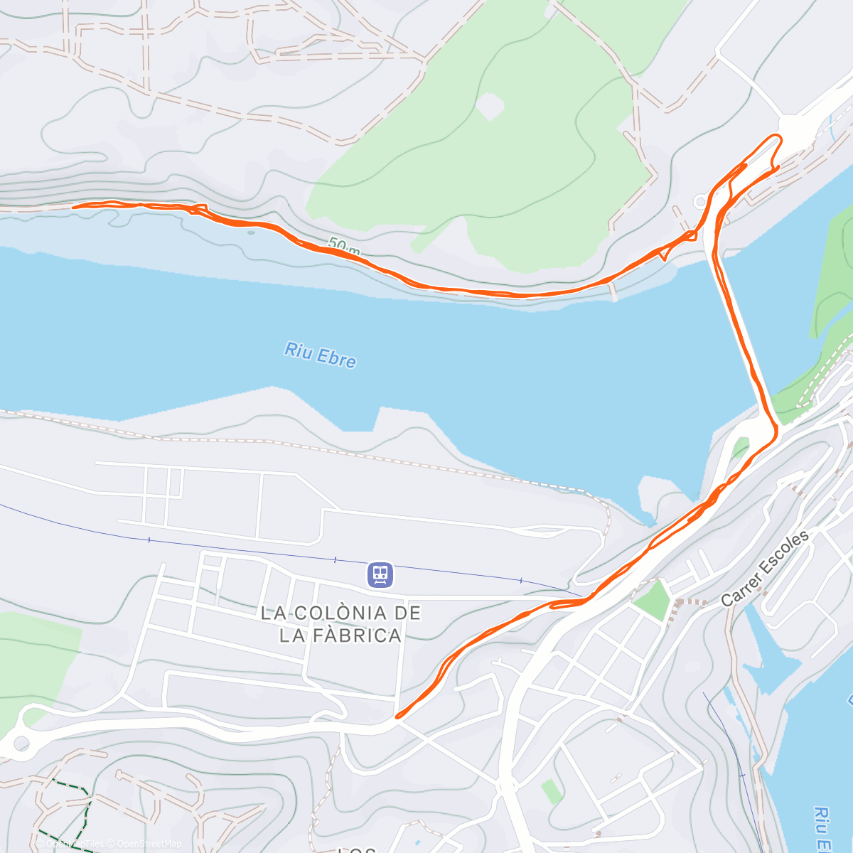 Карта физической активности (Carrera de tarde)