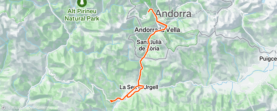 Karte der Aktivität „Cantó reps”