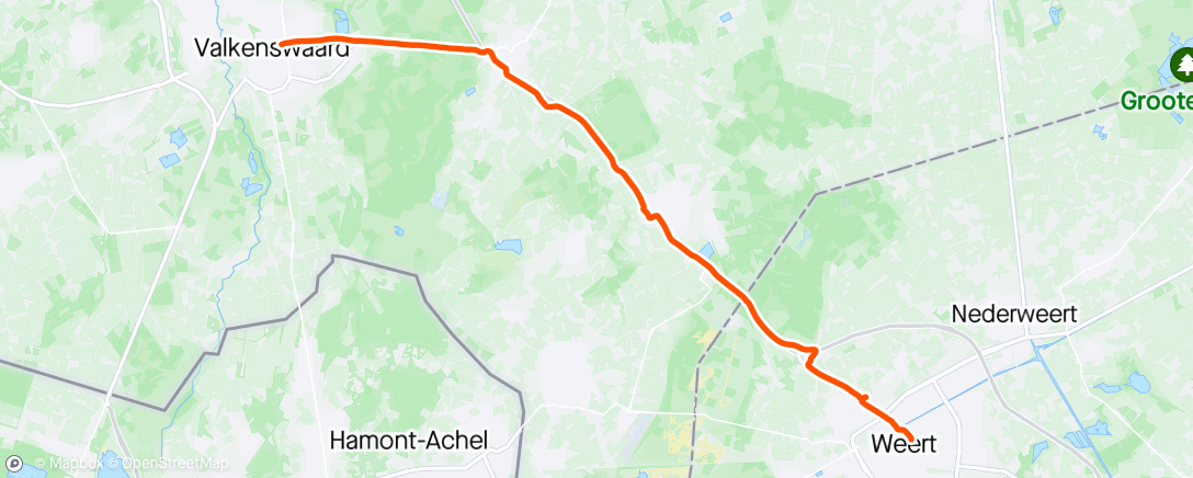 アクティビティ「Commute 42.1」の地図