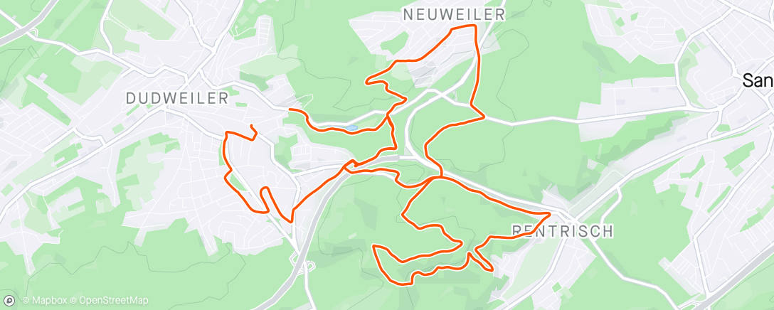 Map of the activity, Ohne Camelbak