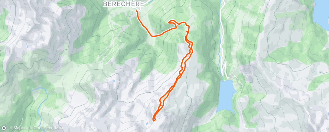 Map of the activity, Ski de randonnée dans l'après-midi