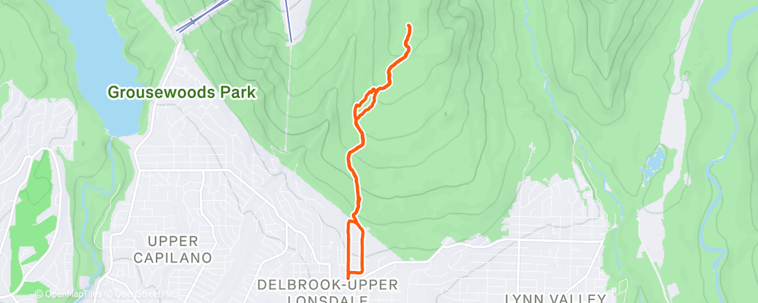 Map of the activity, LotR is a Christmas movie and a trail running movie, so naturally...