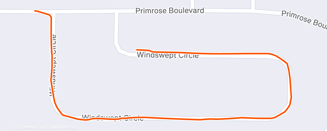 Map of the activity, Caminata por la tarde