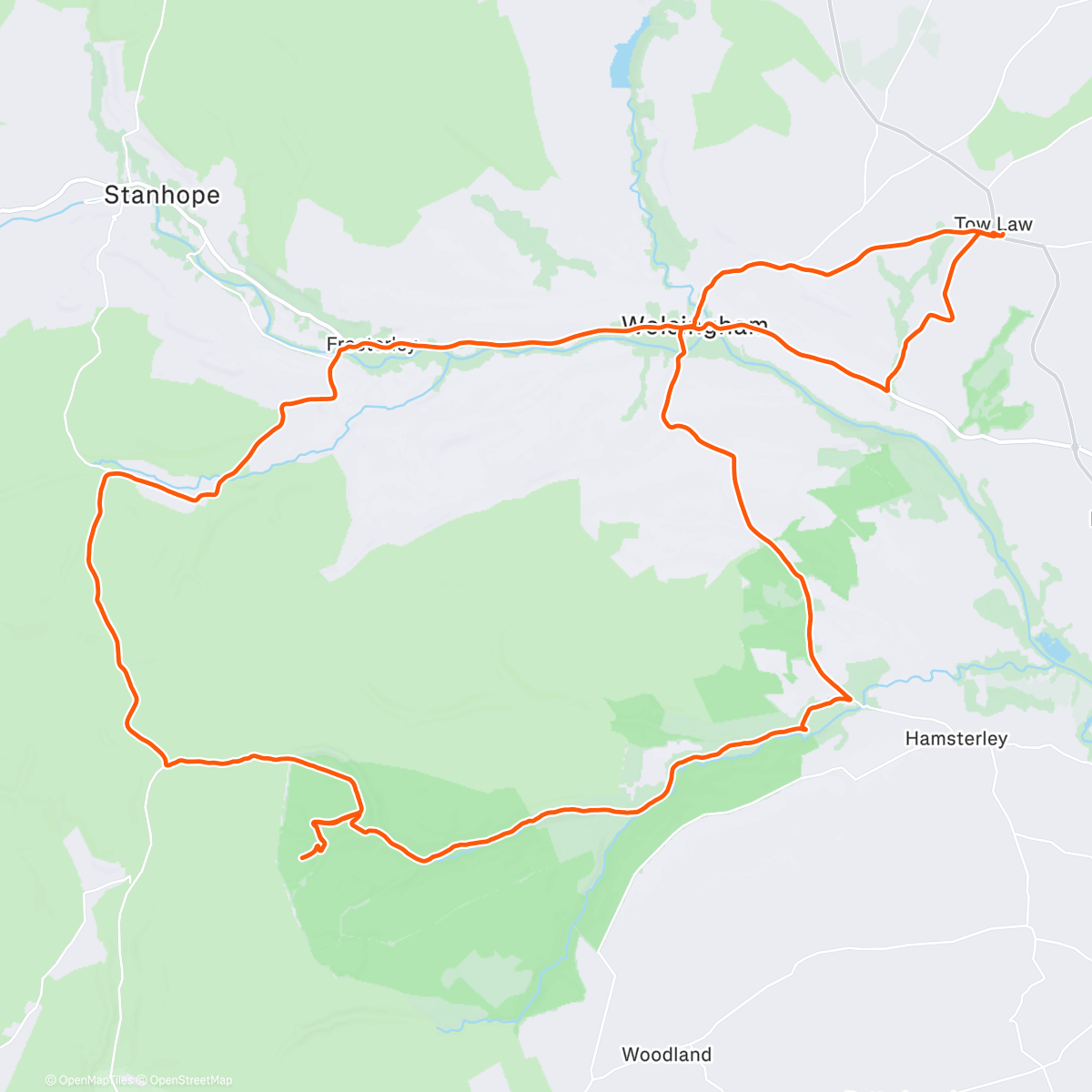 Map of the activity, Xc adventure carnt feel my face