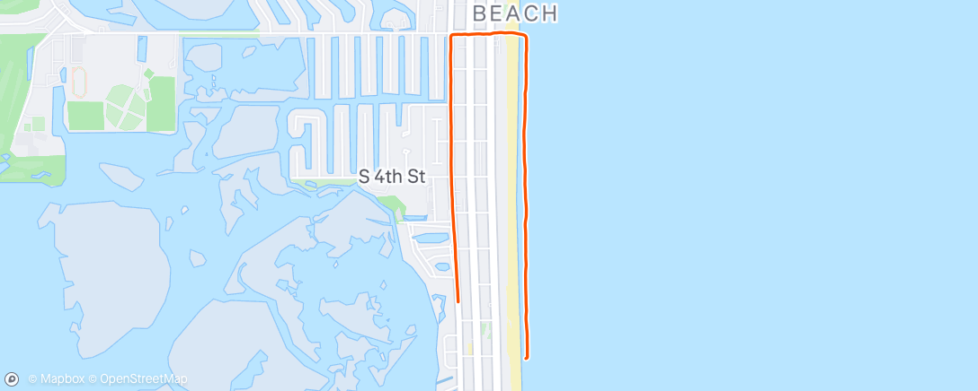 Map of the activity, Morning Run
