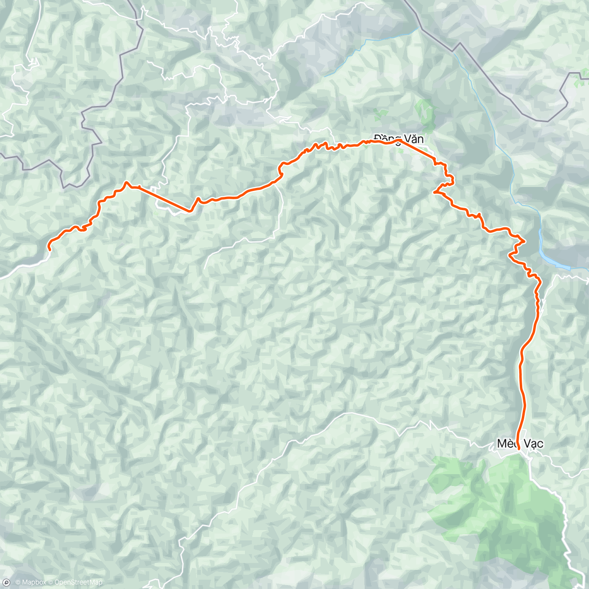 Map of the activity, Tour of Ha Giang - Stage 3b
