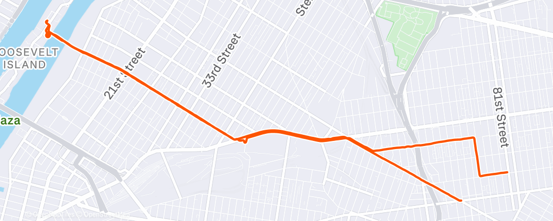 Map of the activity, Afternoon Ride