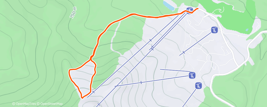 Map of the activity, Very windy and a little frost bite on my cheeks - merry christmas!