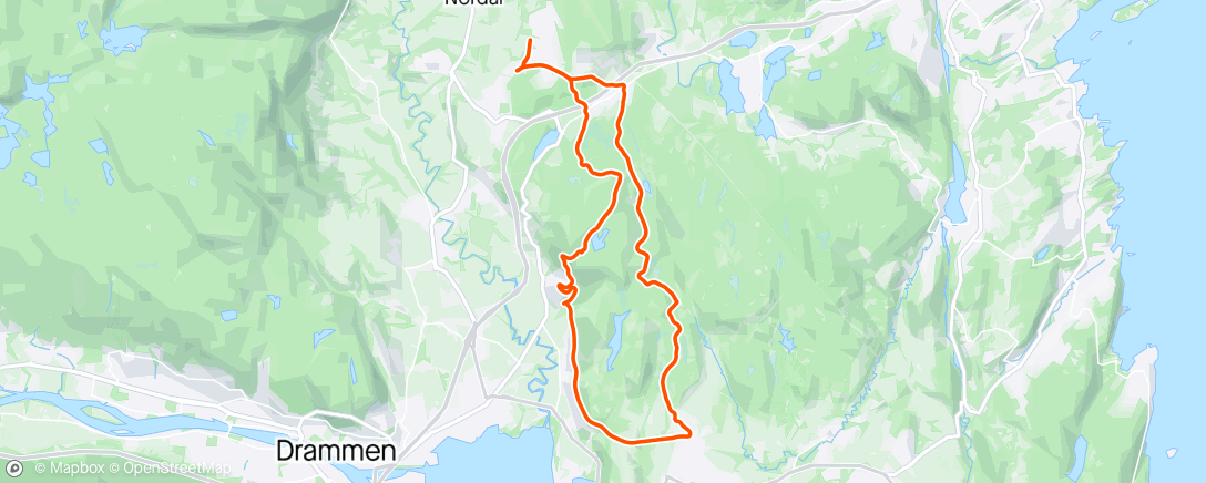 Mapa de la actividad, Kveldstur med Jørn