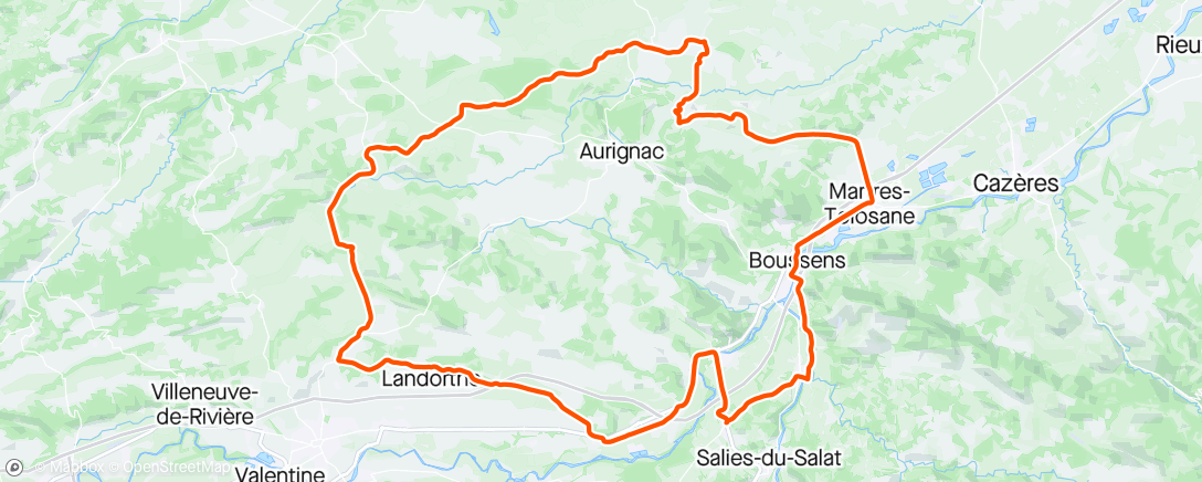 Map of the activity, Sortie vélo dans l'après-midi avec Bernard, Jérome,Serge G.