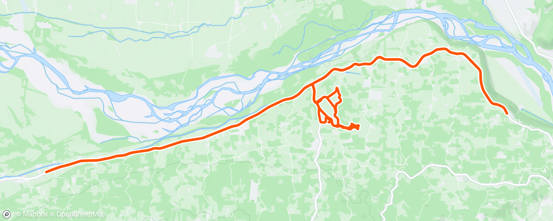 Mapa de la actividad (Sessione di mountain biking all’ora di pranzo)