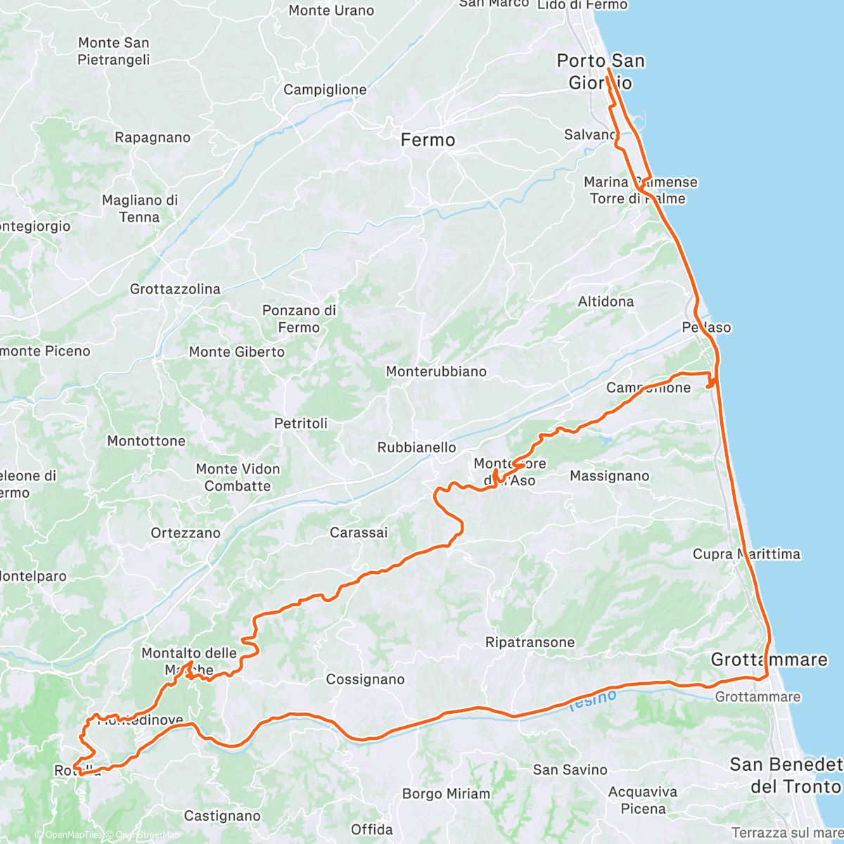 Map of the activity, The day after Natale 🤣😜