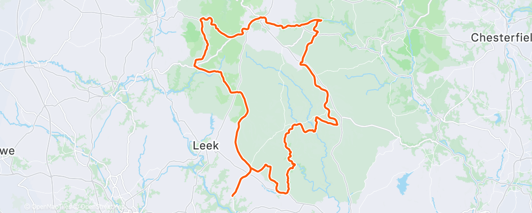 Map of the activity, Morning Ride