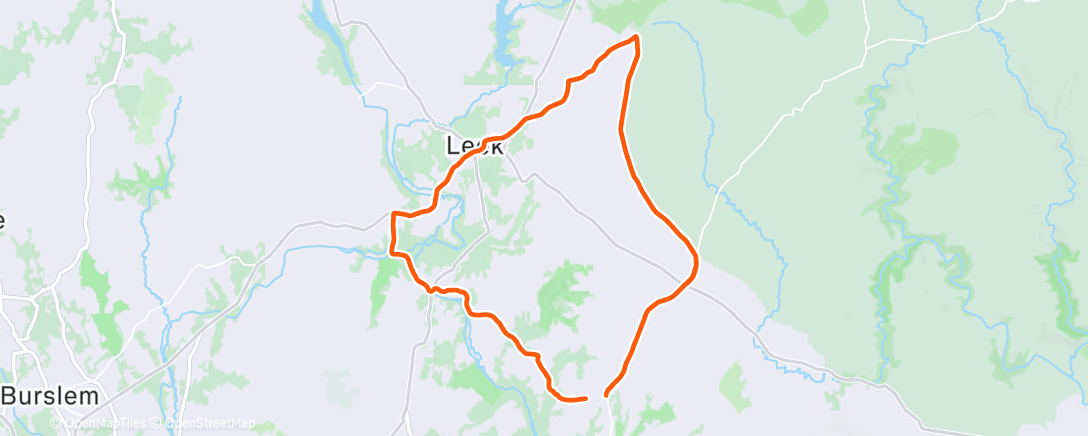 Map of the activity, Morning Ride