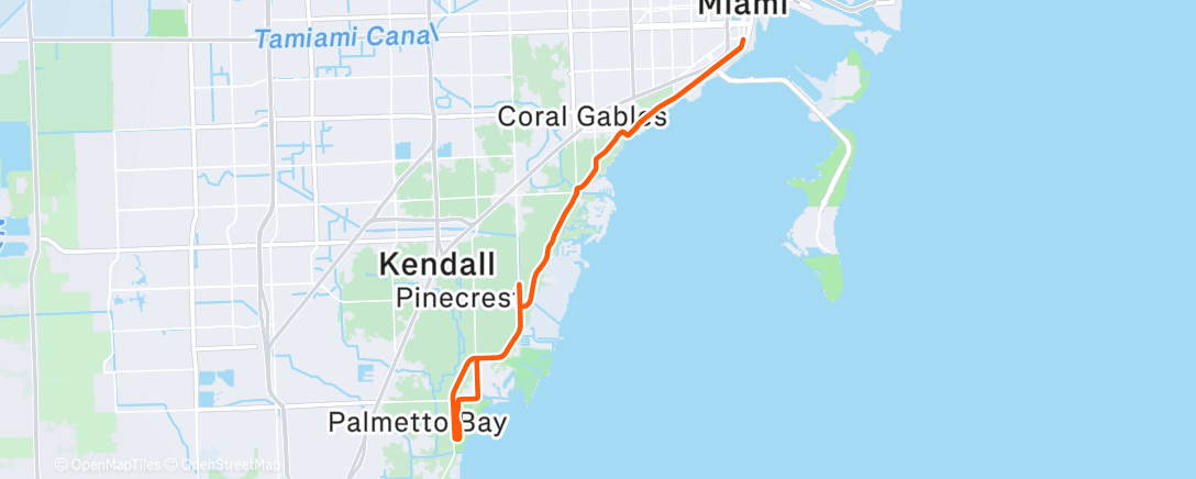 Map of the activity, Morning Ride