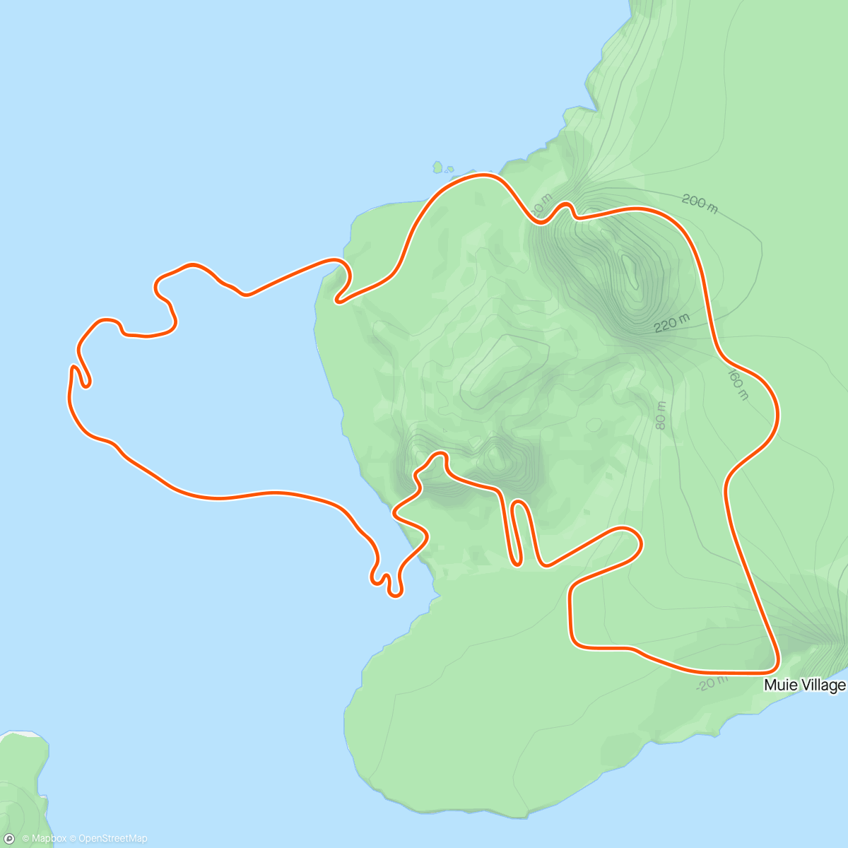 Mapa da atividade, Zwift - Aerobic Sustainability in Watopia