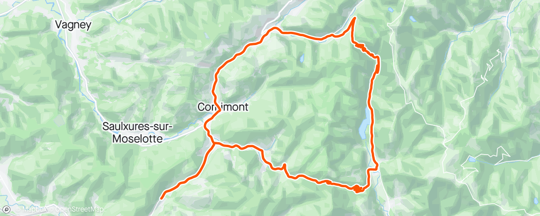 Map of the activity, Vosges 🫶