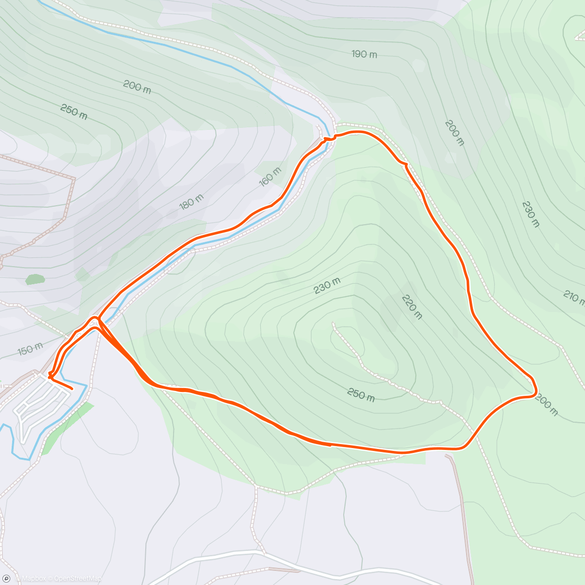 Map of the activity, Dovedale stepping stones trail