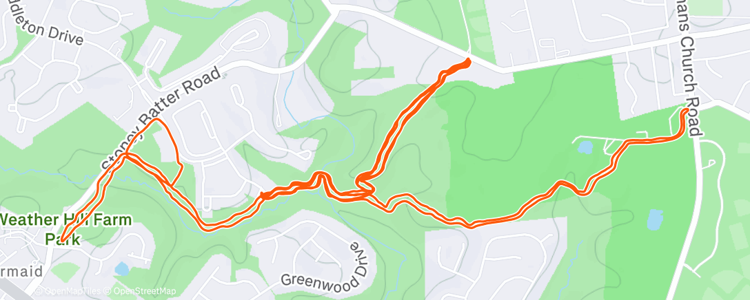 Карта физической активности (Hills)