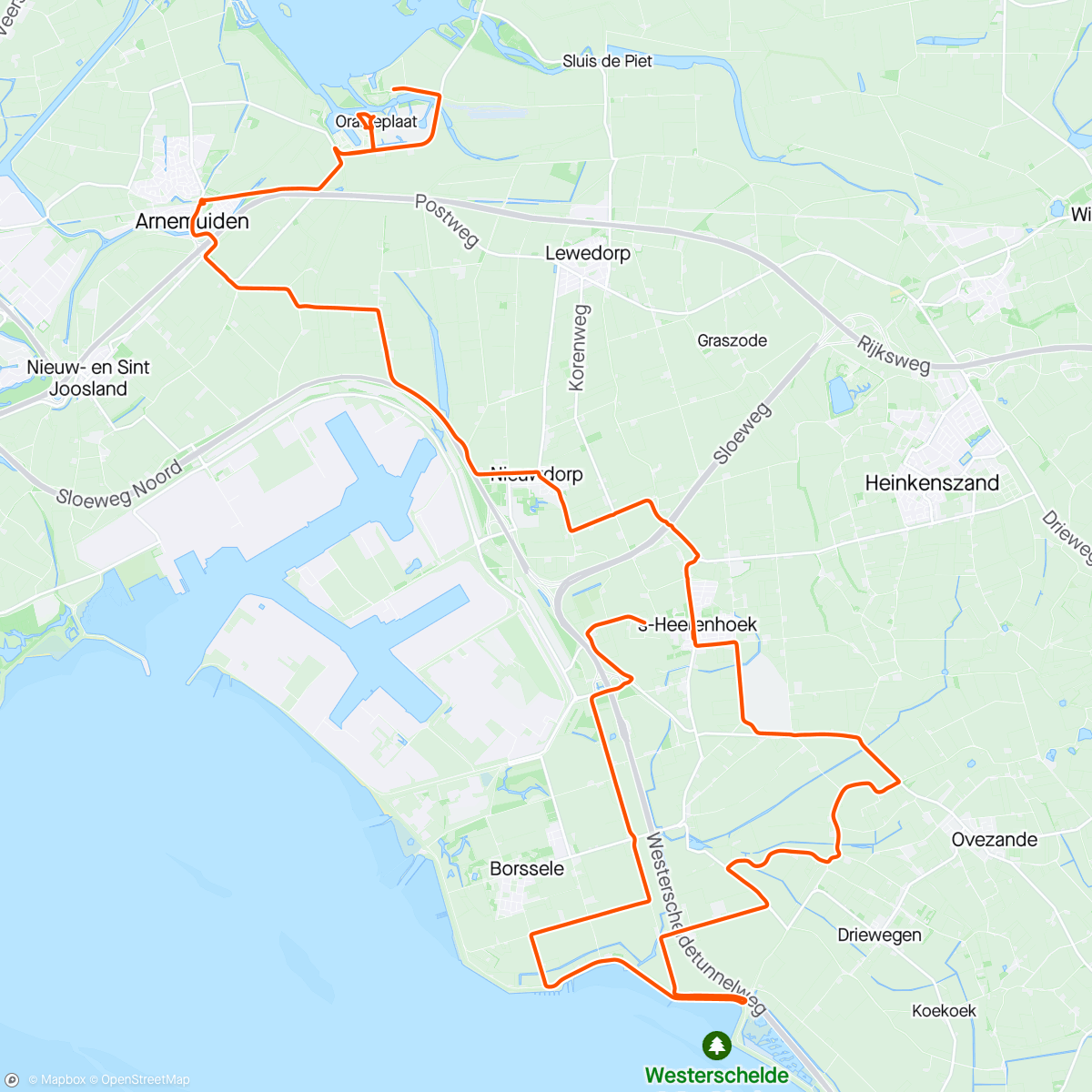 Map of the activity, BACK IN ZEELAND 🥞