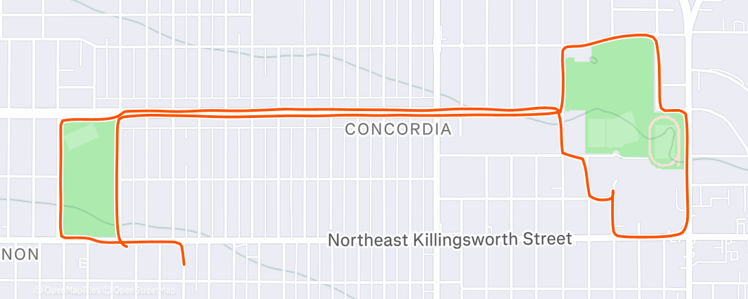 Map of the activity, Hi pdx