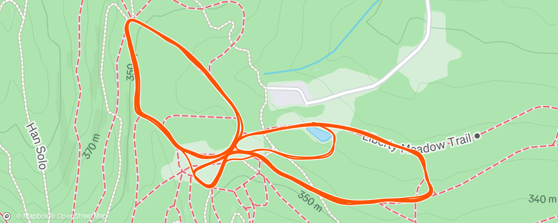 Map of the activity, Filled my Emma cup