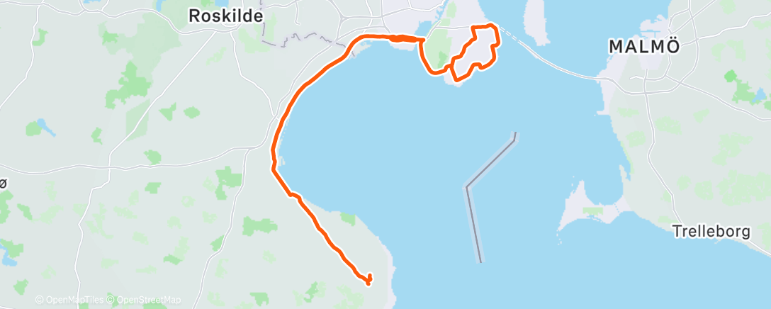 Map of the activity, Morning Ride