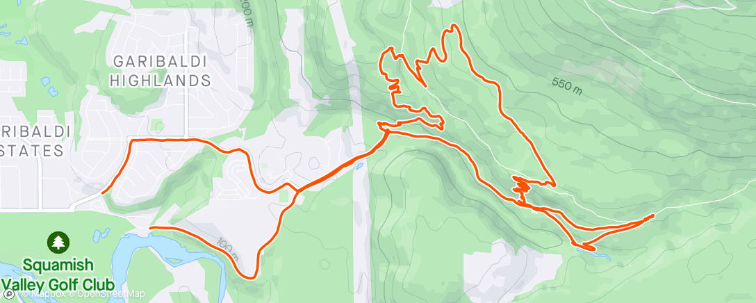 Map of the activity, Classic Enduro