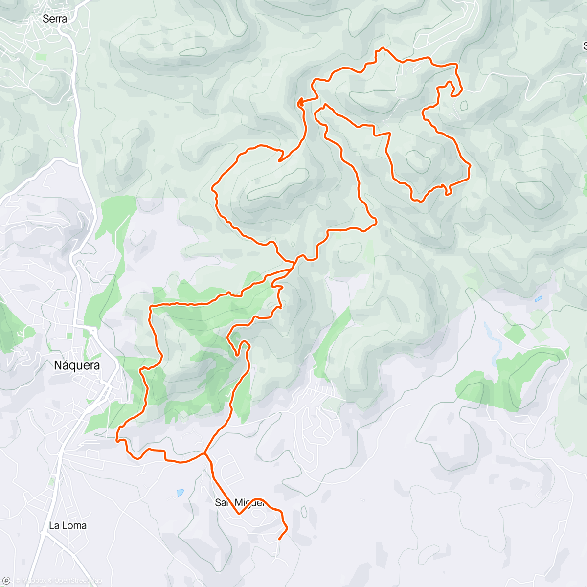 Map of the activity, 20km +715m suaves 😁...