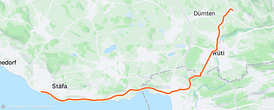 Map of the activity, Radfahren
