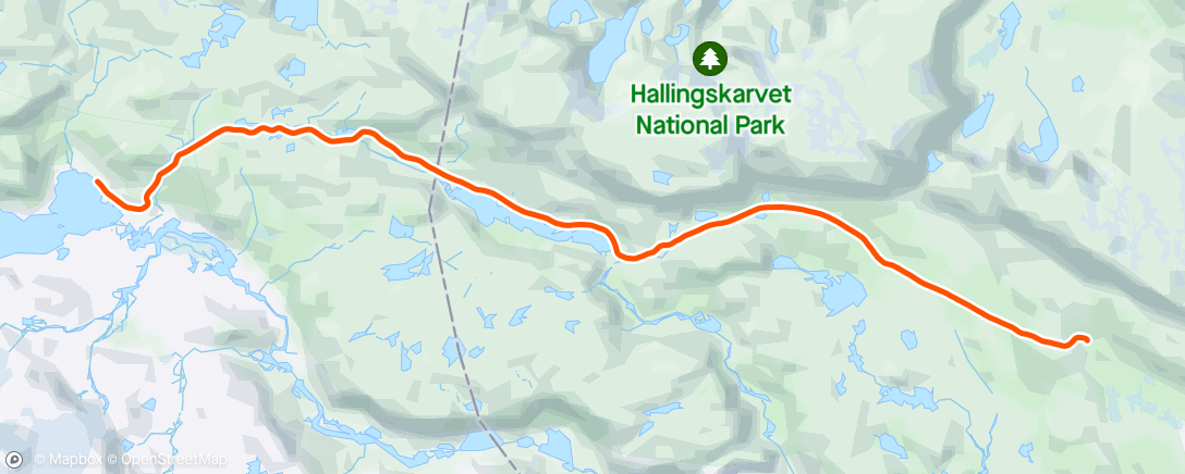 Map of the activity, Skarven frem til bryt i Røde kors-telt