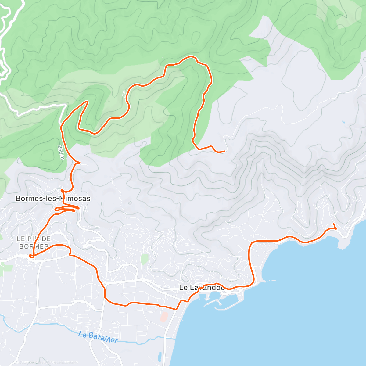 Карта физической активности (.... le crête complet.....)