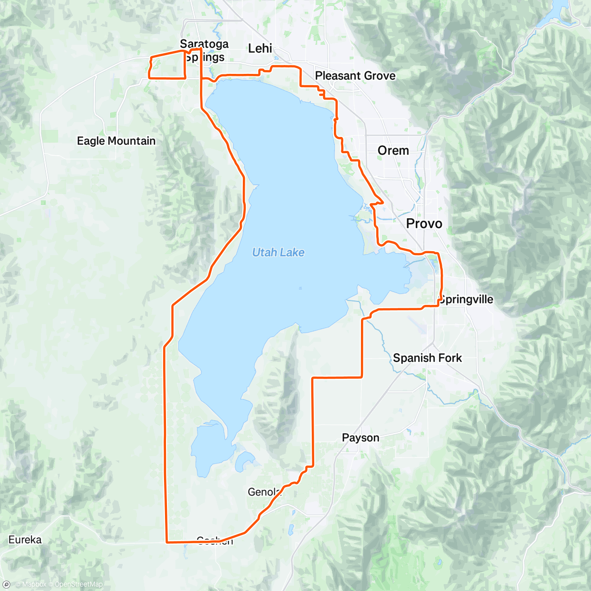 Map of the activity, Da Lake