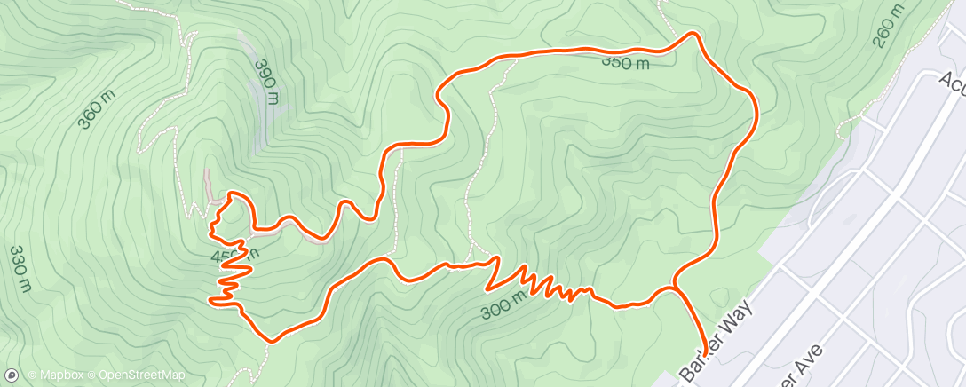 Map of the activity, Afternoon Cowles