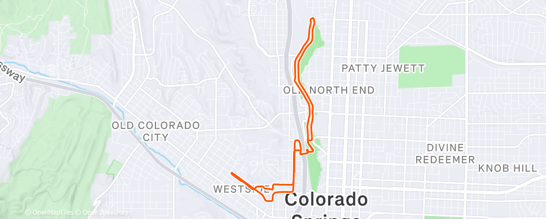Map of the activity, 60 minutes of sun ☀️