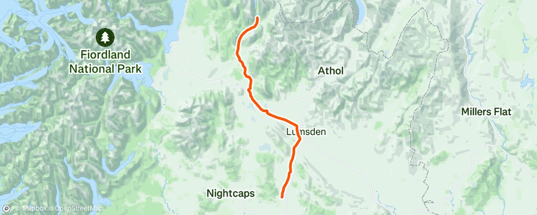 Map of the activity, Morning Ride