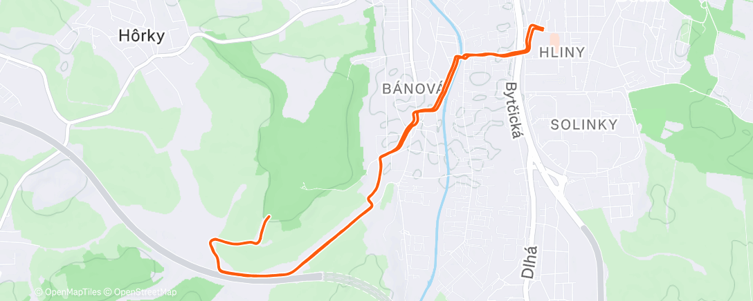 Map of the activity, Mrazivé štefanské ráno