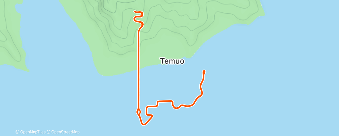 Mappa dell'attività Zwift - Hilltop Hustle in Watopia