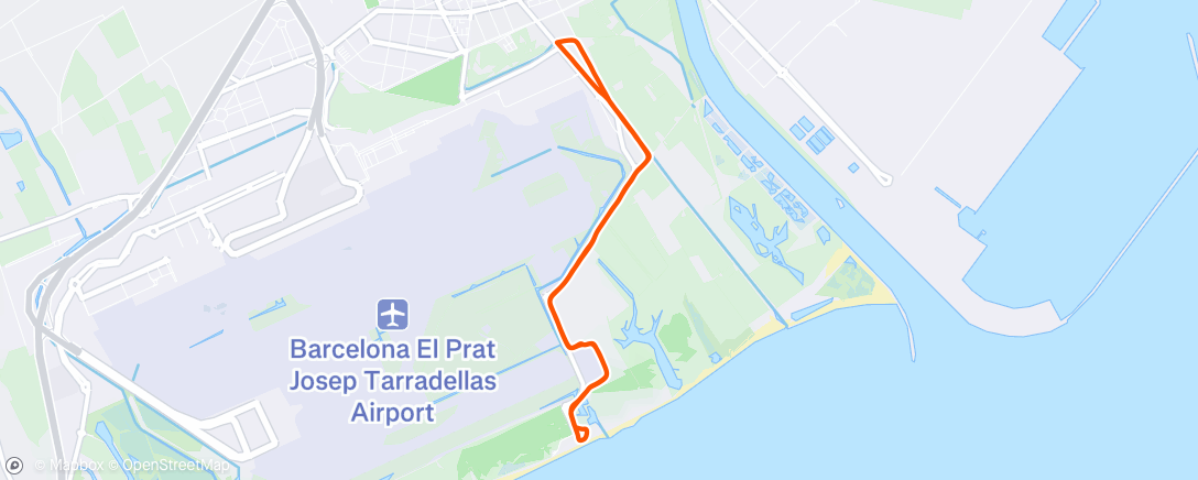 Mapa de la actividad (Morning Run)